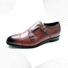 Premium Leather Formal Shoes for Men – Handmade TPR Sole & Cow Burnish Finish