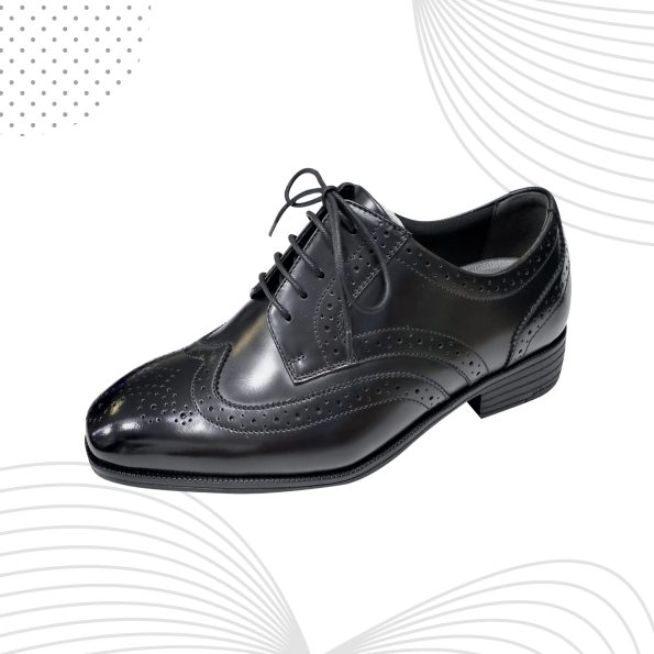 Men’s Leather Lace-Up Derby Shoes – Stylish & Comfortable