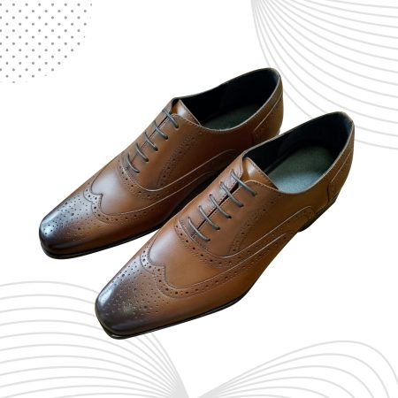 Men's Formal Genuine Leather Brogue Dress Shoes